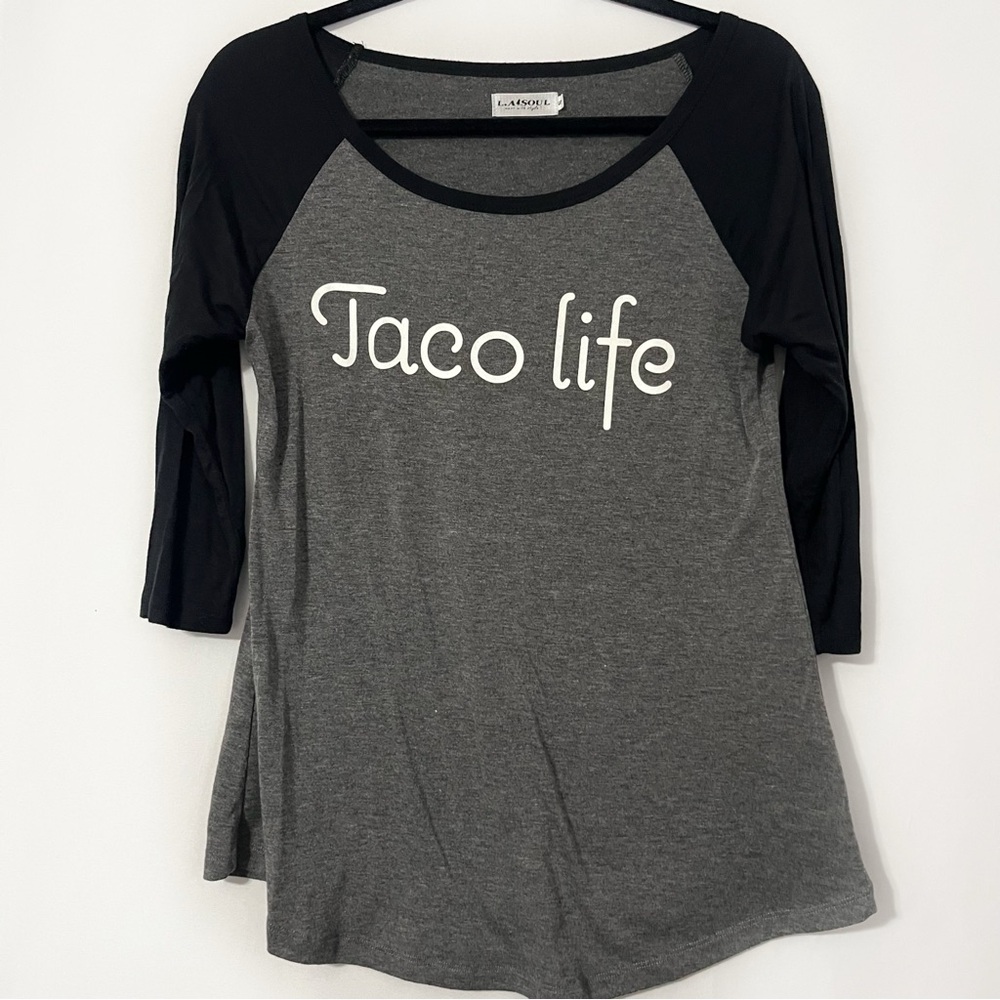 L.A. Soul Women’s Taco Life Baseball Tee